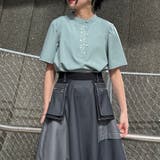 カンフー風フラワー刺繍ブラウス | NICOLE | 詳細画像15 