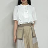 カンフー風フラワー刺繍ブラウス | NICOLE | 詳細画像17 