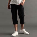 49ブラック | 【NICOLE SPORTS】TCシャンブレーツイルクロップドパンツ | NICOLE