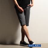 49ブラック | 【RIELABO】ブリーズクール デザインハーフパンツ | NICOLE