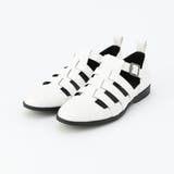 09ホワイト | グルカデザインスニーカー | NICOLE