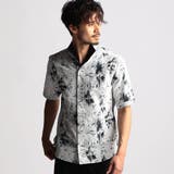 93その他4 | アラカルトプリント半袖スタンドシャツ | NICOLE