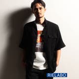 49ブラック | 【RIELABO】テンセルクレープオーバーシャツ | NICOLE