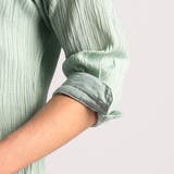 カラープリーツ7分袖スタンドカラーシャツ | NICOLE | 詳細画像16 