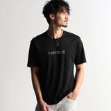 ロゴ刺繍半袖Tシャツ | NICOLE | 詳細画像1