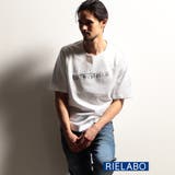 【RIELABO】ロゴデザインクルーネック半袖Tシャツ | NICOLE | 詳細画像1 