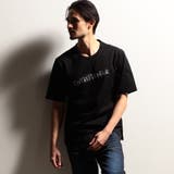 49ブラック | 【RIELABO】ロゴデザインクルーネック半袖Tシャツ | NICOLE