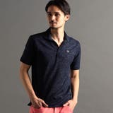 67ネイビー | 【24年モデルEC限定再販売】バックロゴプリントスキッパーポロシャツ | NICOLE