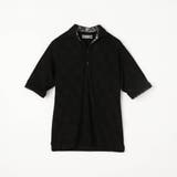 【24年モデルEC限定再販売】グラフィカルジャカードスキッパー半袖ポロシャツ | NICOLE | 詳細画像10 