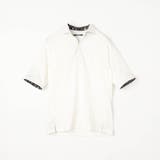 【24年モデルEC限定再販売】グラフィカルジャカードスキッパー半袖ポロシャツ | NICOLE | 詳細画像9 