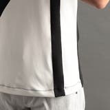 【24年モデルEC限定再販売】アラカルト切替ハーフジップポロシャツ | NICOLE | 詳細画像10 