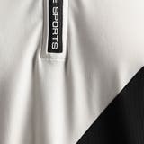 【24年モデルEC限定再販売】アラカルト切替ハーフジップポロシャツ | NICOLE | 詳細画像13 