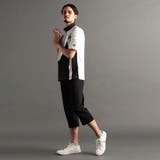 【24年モデルEC限定再販売】アラカルト切替ハーフジップポロシャツ | NICOLE | 詳細画像2 