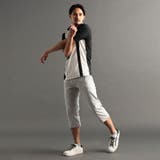 【24年モデルEC限定再販売】アラカルト切替ハーフジップポロシャツ | NICOLE | 詳細画像3 