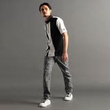 【24年モデルEC限定再販売】アラカルト切替ハーフジップポロシャツ | NICOLE | 詳細画像4 