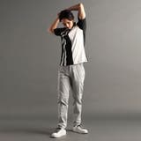 【24年モデルEC限定再販売】アラカルト切替ハーフジップポロシャツ | NICOLE | 詳細画像5 