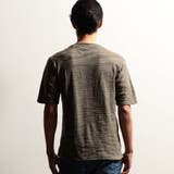 【RIELABO】カモフラリンクスジャカードクルーネック半袖Tシャツ | NICOLE | 詳細画像6 