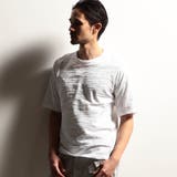 09ホワイト | 【RIELABO】カモフラリンクスジャカードクルーネック半袖Tシャツ | NICOLE
