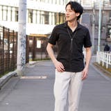 サッカーチェックショートレギュラーカラー半袖シャツ | NICOLE | 詳細画像24 