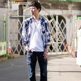 ムラプリントジャガード7分袖シャツ | NICOLE | 詳細画像15