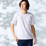 88ラベンダー | 【WEB限定】ビッグロゴプリント半袖Tシャツ | NICOLE