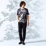 【WEB限定】ムラ柄ロゴプリント半袖Ｔシャツ | NICOLE | 詳細画像4 