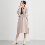 18ベージュ | フードワンピース/ダンボールポンチ | NICOLE