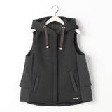 異素材使いフードベスト | NICOLE | 詳細画像3