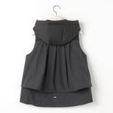 異素材使いフードベスト | NICOLE | 詳細画像5