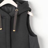 異素材使いフードベスト | NICOLE | 詳細画像7