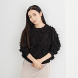 フリンジジャガードプルオーバー | NICOLE | 詳細画像1 