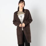 13ブラウン | ポケット付きロングカーディガン | NICOLE