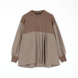 ニットブラウス ドッキングプルオーバー | NICOLE | 詳細画像17 