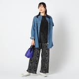 ウエスタン風 ノーカラーデニムシャツ | NICOLE | 詳細画像4 