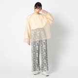 長袖オーガンジーカットソー | NICOLE | 詳細画像2