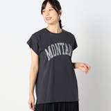 39チャコールグレー | ドルマンカレッジロゴT | NICOLE