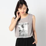 【2枚セット】リゾートプリントタンクトップ+オーガンジーTEE | NICOLE | 詳細画像11