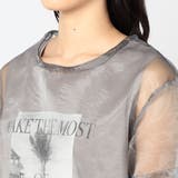 【2枚セット】リゾートプリントタンクトップ+オーガンジーTEE | NICOLE | 詳細画像7
