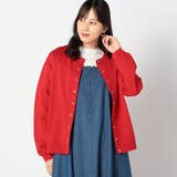 01レッド | 前後2WAY スナッププルオーバー | NICOLE