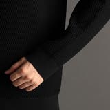 ダイヤジャカード ハーフジップスタンドカラーニット | NICOLE | 詳細画像8 