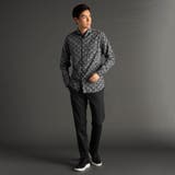 TEXTA ワイングラスプリントブロード カッタウェイカラーシャツ | NICOLE | 詳細画像3 