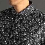 TEXTA ワイングラスプリントブロード カッタウェイカラーシャツ | NICOLE | 詳細画像6 