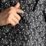 TEXTA ワイングラスプリントブロード カッタウェイカラーシャツ | NICOLE | 詳細画像7 