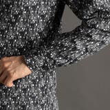 TEXTA ワイングラスプリントブロード カッタウェイカラーシャツ | NICOLE | 詳細画像8 