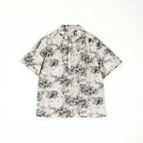 衿ベルト 水彩柄ブラウス | NICOLE | 詳細画像3 