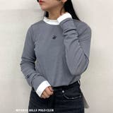 19ライトグレー | レイヤード風シアーロングTEE | NICOLE