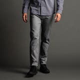 67ネイビー | ガムストレッチヘリンボンパンツ | NICOLE