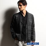 29グレー | 【RIELABO】シアーメッシュショールカラーカーディガン | NICOLE