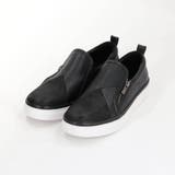 49ブラック | パッチワークスリッポンスニーカー | NICOLE