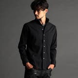 49ブラック | リバーシブルドビー スタンドカラーシャツ | NICOLE